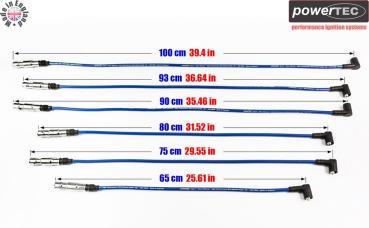 Zündkabel VW Golf 2,8/2,9L VR6 ab Bj. 94 Ruhende Zündung PowerTEC