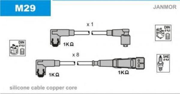 Zündkabel Mercedes 350 450 R107 Typ SL