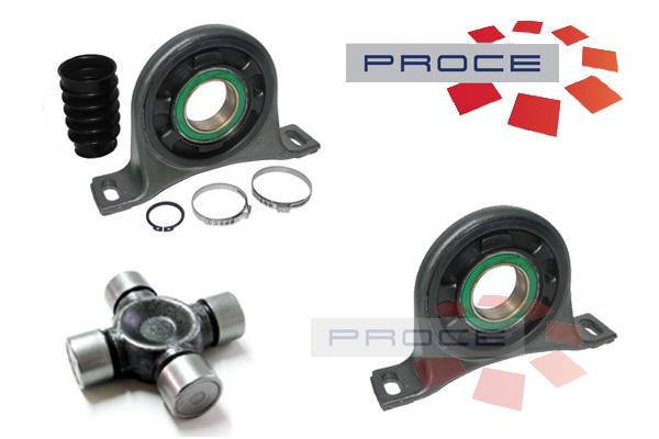 2x Mittellager + 1xKreuzgelenk 27x88mm Mercedes Sprinter 906 ab 06 VW Crafter