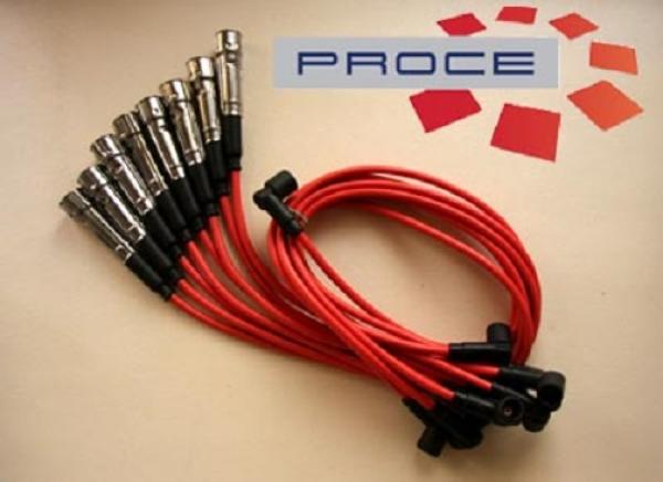 Zündkabel Mercedes W116 R107 450 SL SLC SE - rot