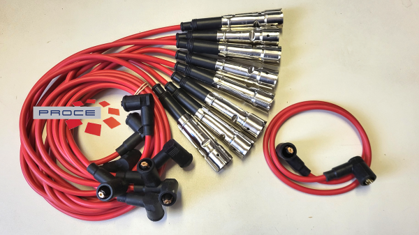 Zündkabel Mercedes 350 R107 Typ SL rot